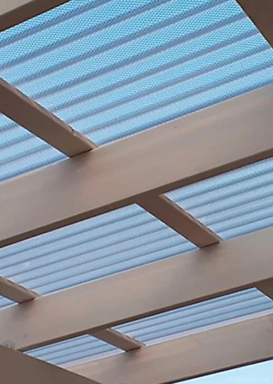 Polikarbonat PC Solid Dalgalı Çatı Levhası