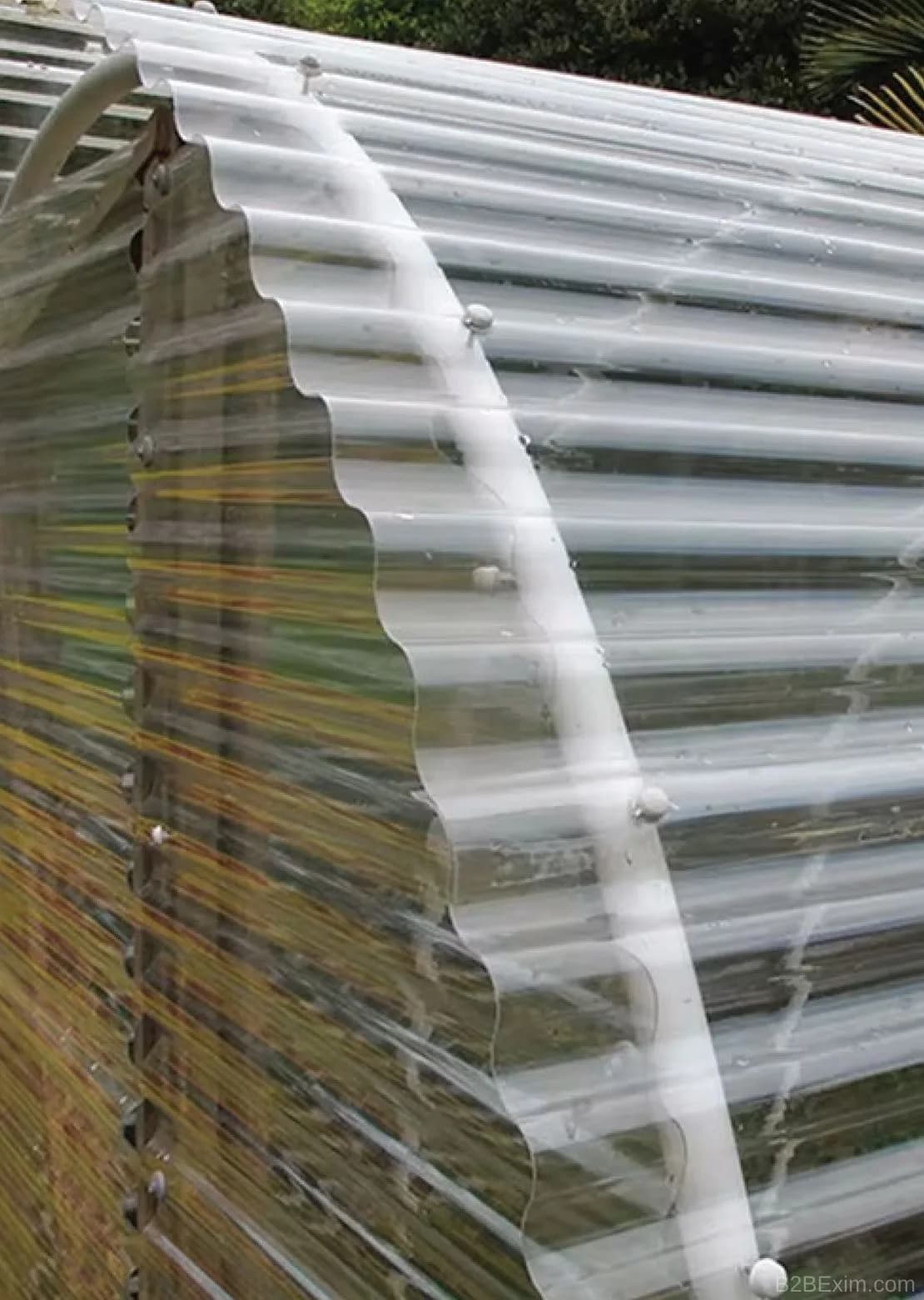 Polycarbonate PC Solid Corrugated Roof Sheet thumbnail 2