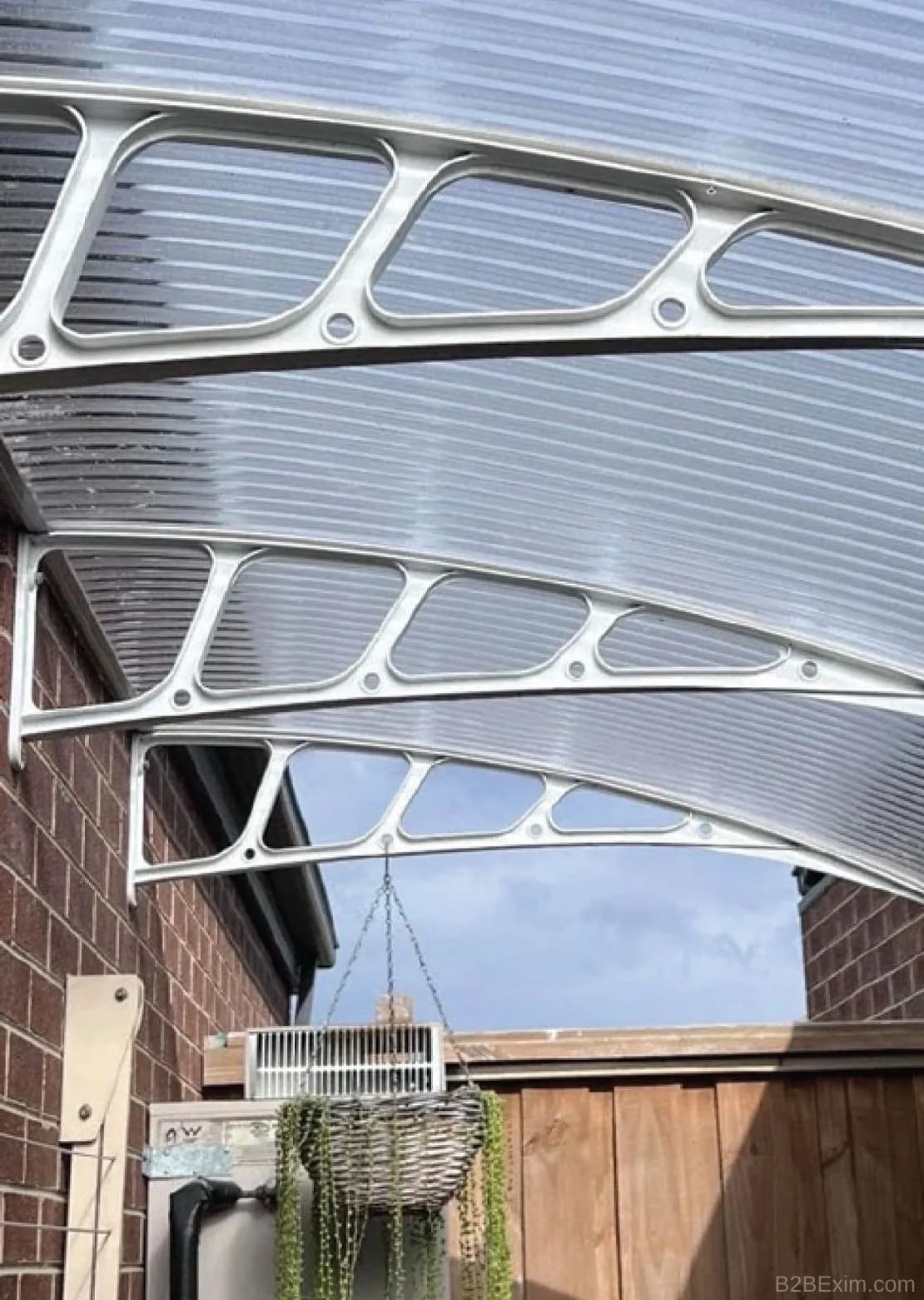 Polycarbonate PC Solid Corrugated Roof Sheet thumbnail 4