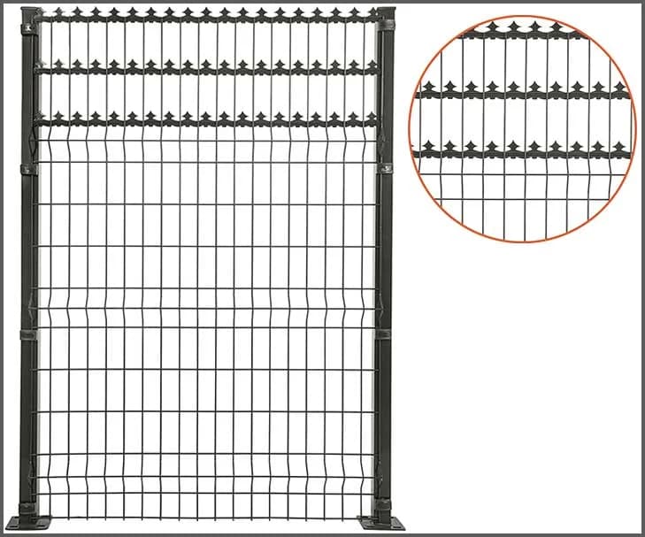 Mızraklı Panel Çit