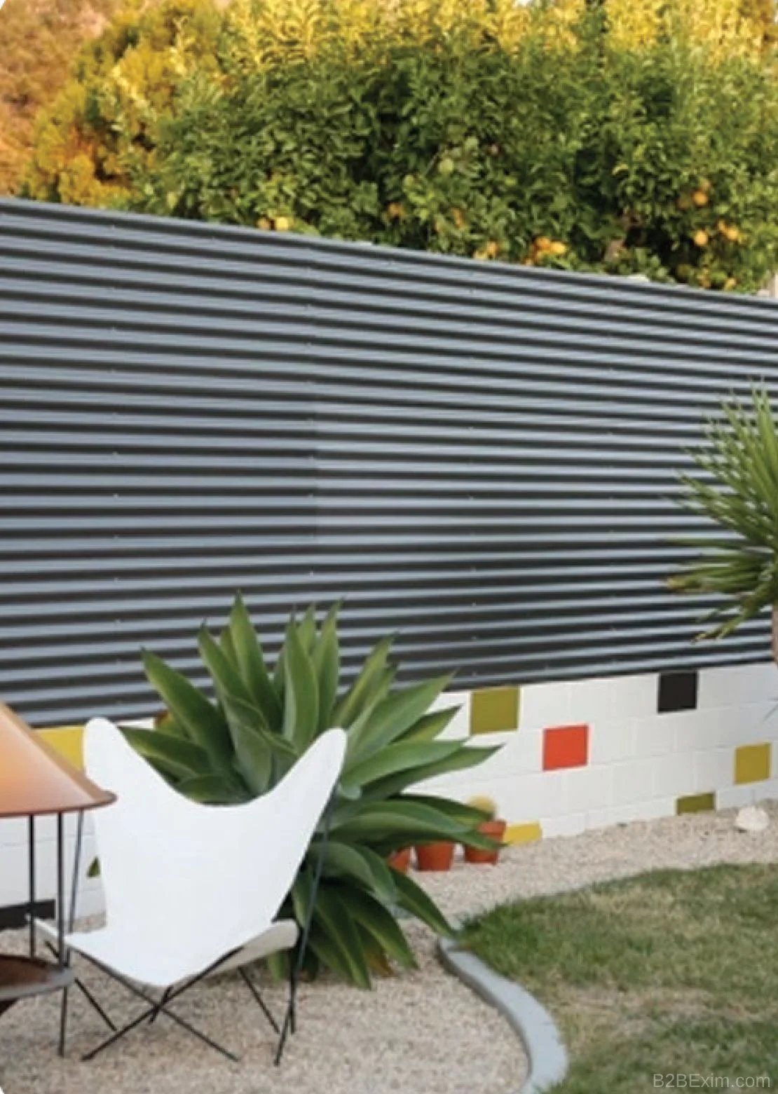 Polycarbonate PC Solid Corrugated Roof Sheet thumbnail 3