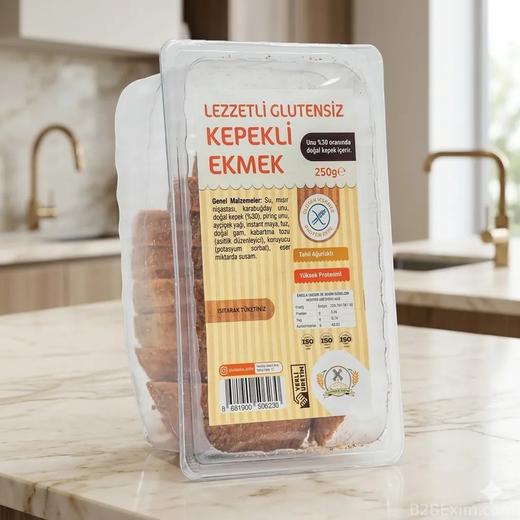 Glutensiz Kepekli Ekmek