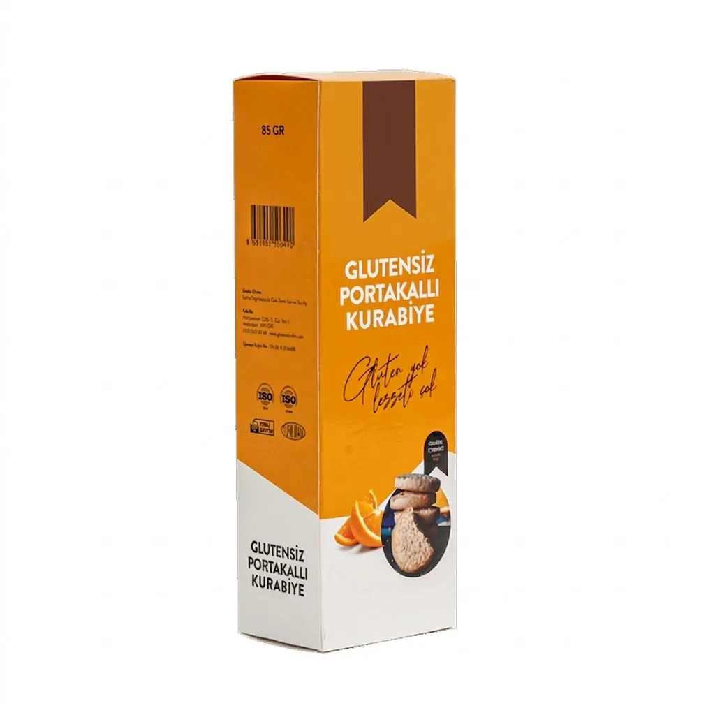 Glutensiz Portakallı Kurabiye