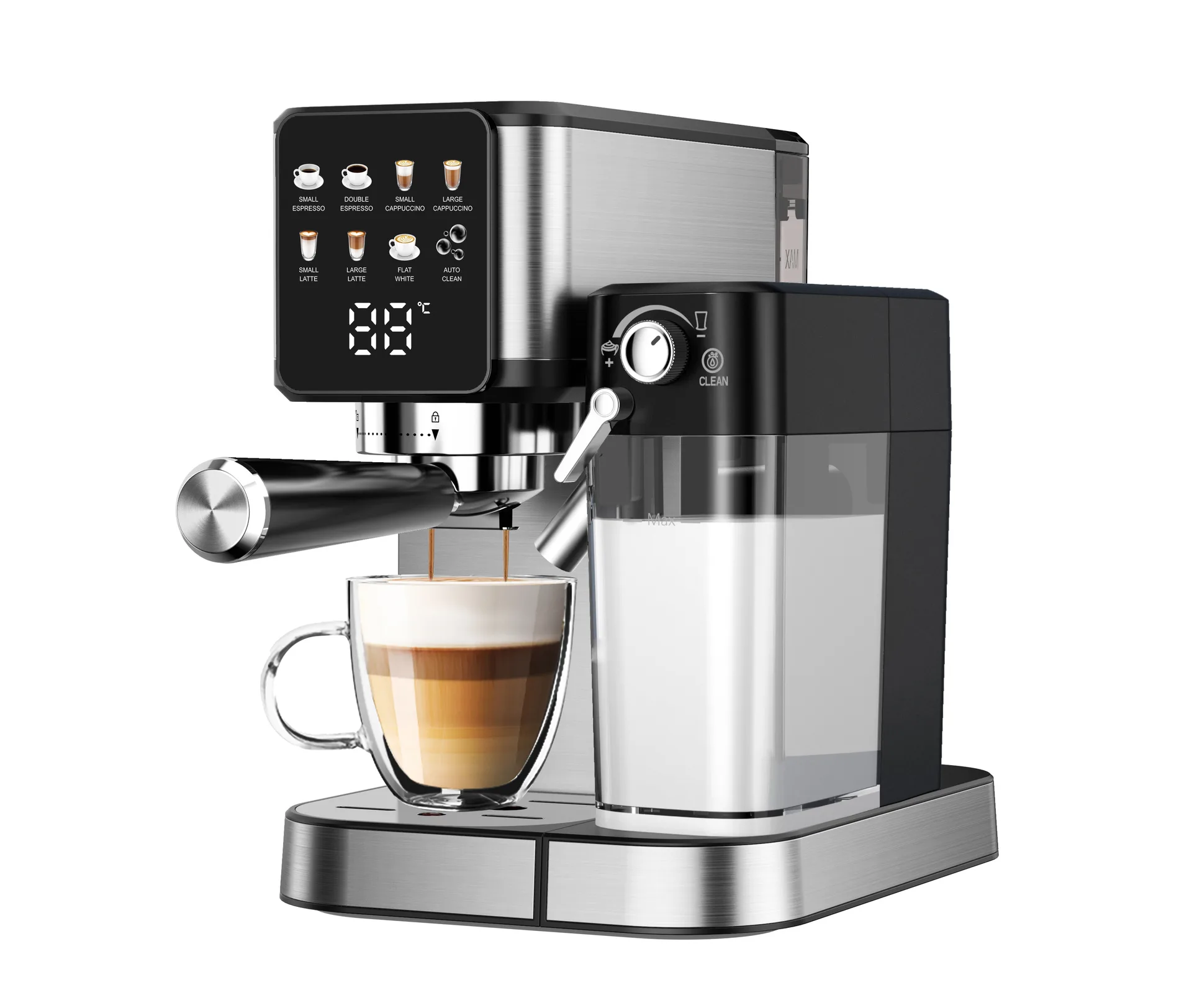 Espresso Machine with Milk Reservoir thumbnail 2
